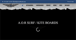 Desktop Screenshot of aorsurfboards.com